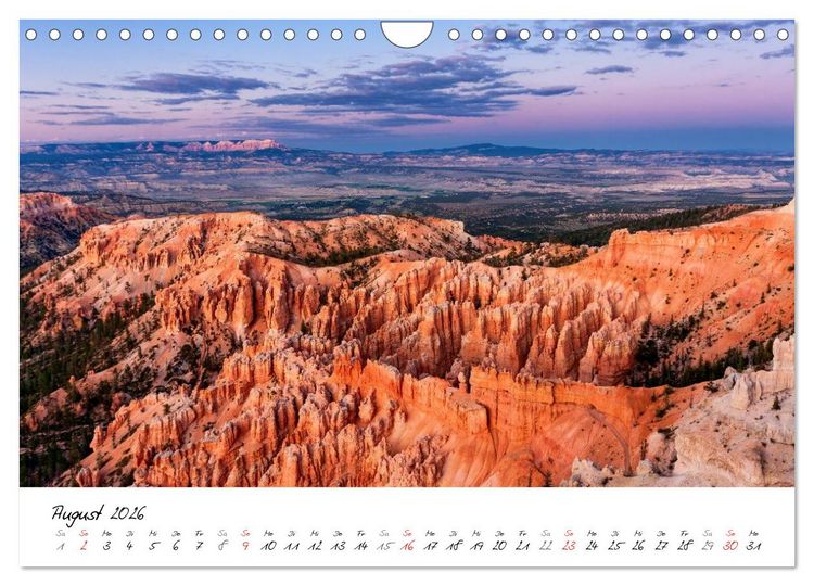 Produktbild: National-Parks der USA (Wandkalender 2026 DIN A4 quer), CALVENDO Monatskalender