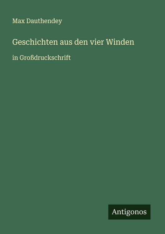 Produktbild: Geschichten aus den vier Winden
