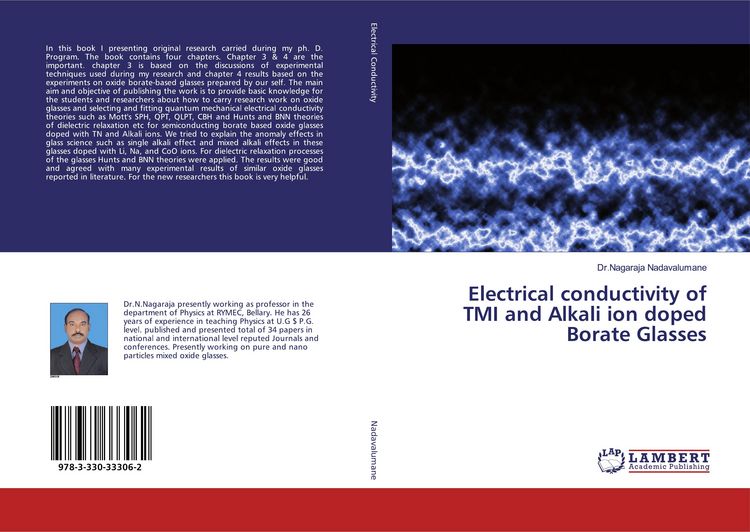 Produktbild: Electrical conductivity of TMI and Alkali ion doped Borate Glasses