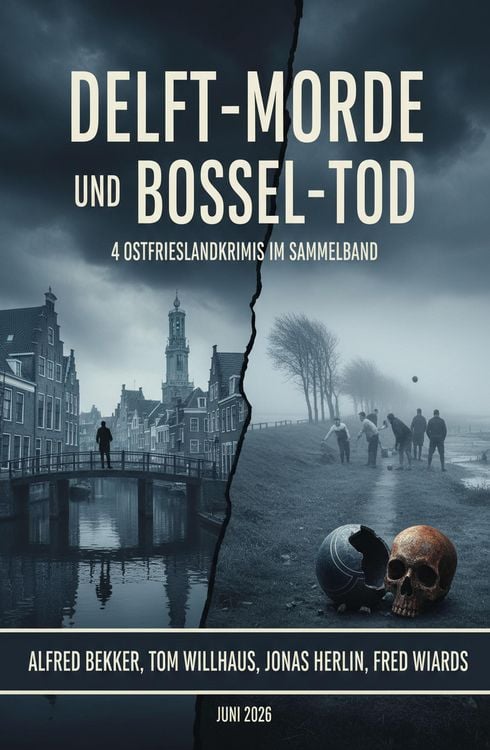 Produktbild: Delft-Morde und Bo&szlig;el-Tod: 4 Ostfrieslandkrimis im Sammelband Juni 2026