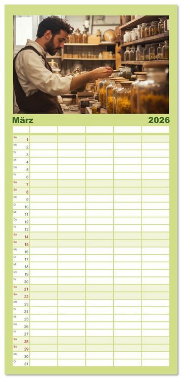 Produktbild: Familienplaner 2026 - Die Magie S&uuml;dfrankreichs mit 5 Spalten (Wandkalender, 21 x 45 cm) CALVENDO