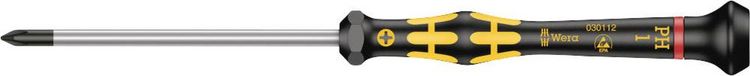 Produktbild: Wera 1550 05030112001 ESD Kreuzschlitz-Schraubendreher PH 1 Klingenl&auml;nge: 80 mm