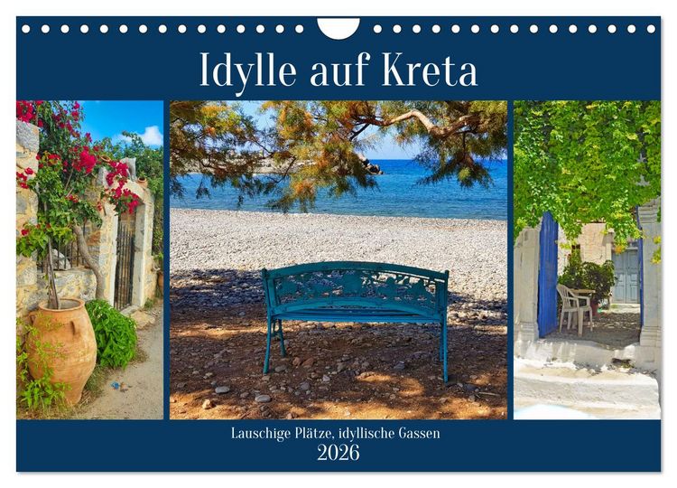 Produktbild: Idylle auf Kreta (Wandkalender 2026 DIN A4 quer), CALVENDO Monatskalender