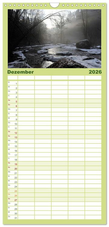 Produktbild: Familienplaner 2026 - Feldaisttal bei Pregarten mit 5 Spalten (Wandkalender, 21 x 45 cm) CALVENDO