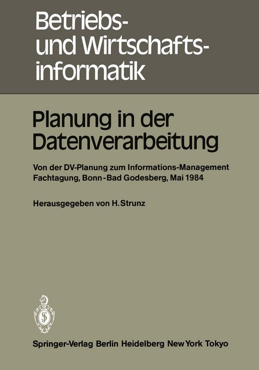 Produktbild: Planung in der Datenverarbeitung
