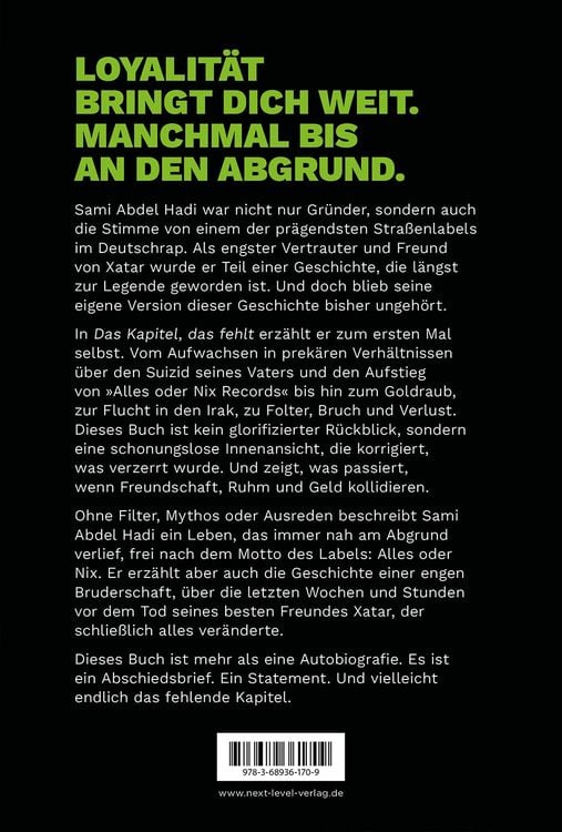 Produktbild: Das Kapitel, das fehlt
