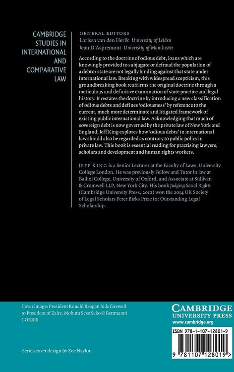 Produktbild: The Doctrine of Odious Debt in International Law