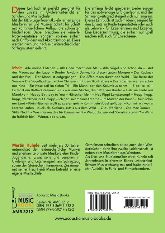 Produktbild: KIDS Lagerfeuer-Ukulele. Die sch&ouml;nsten Kinderlieder begleiten.