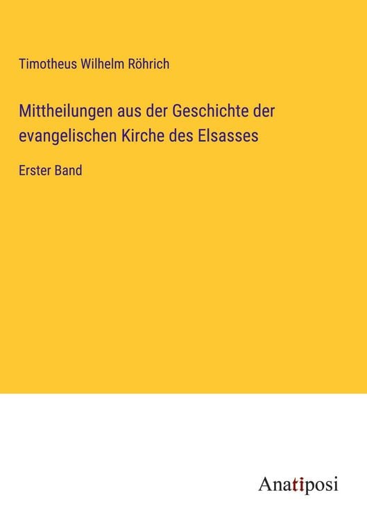 Produktbild: Mittheilungen aus der Geschichte der evangelischen Kirche des Elsasses