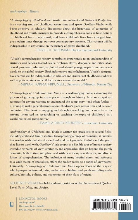 Produktbild: Anthropology of Childhood and Youth