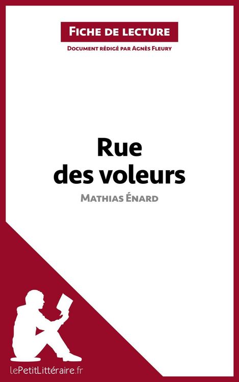 Produktbild: Rue des voleurs de Mathias &Eacute;nard (Fiche de lecture)