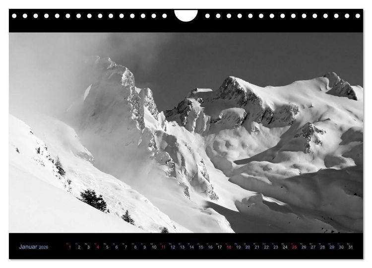 Produktbild: Region Oberstdorf - Kleinwalsertal und Nebelhorn (Wandkalender 2026 DIN A4 quer), CALVENDO Monatskalender