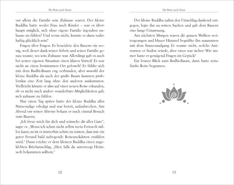 Der kleine Buddha auf der Reise nach Hause