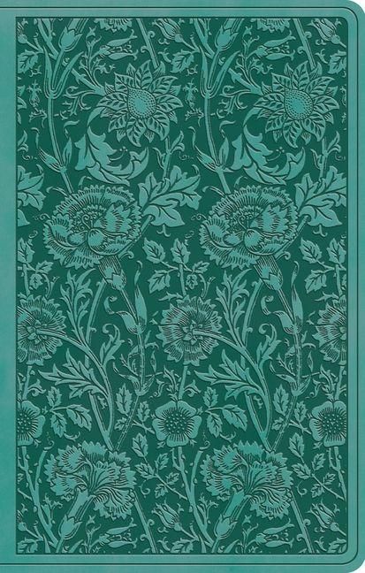 Produktbild: ESV Premium Gift Bible (Trutone, Teal, Floral Design)