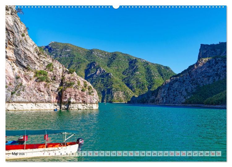 Produktbild: Albanien - Die unbekannte Sch&ouml;nheit (Wandkalender 2026 DIN A2 quer), CALVENDO Monatskalender