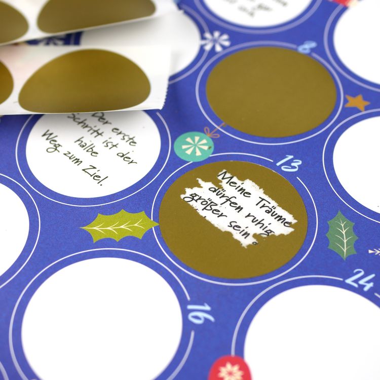 Produktbild: Weil du einzigartig bist &ndash; Der Rubbel-Adventskalender f&uuml;r Jungs