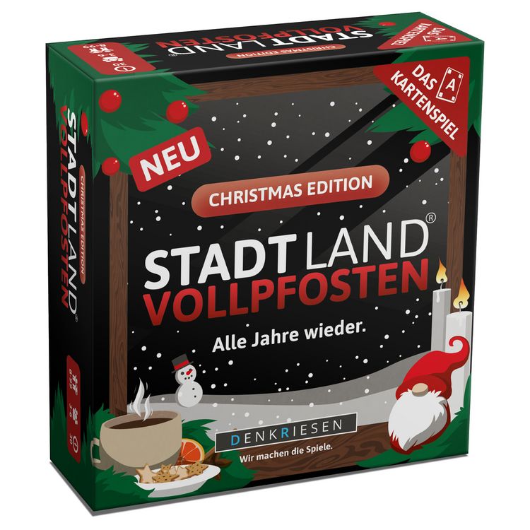 Produktbild: STADT LAND VOLLPFOSTEN&reg; - Das Kartenspiel &ndash; Christmas Edition - "Alle Jahre wieder."