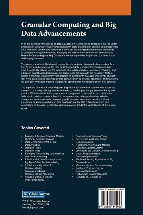 Produktbild: Granular Computing and Big Data Advancements