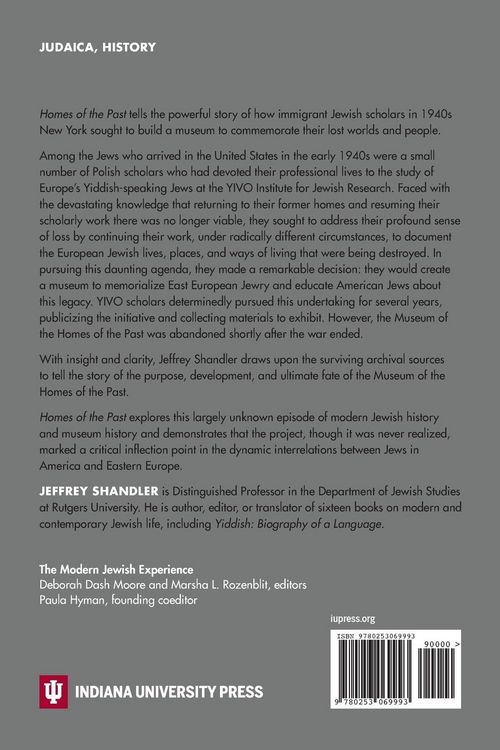 Produktbild: Shandler, J: Homes of the Past