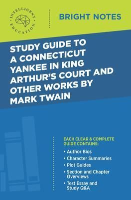 Produktbild: Study Guide to A Connecticut Yankee in King Arthur's Court and Other Works by Mark Twain