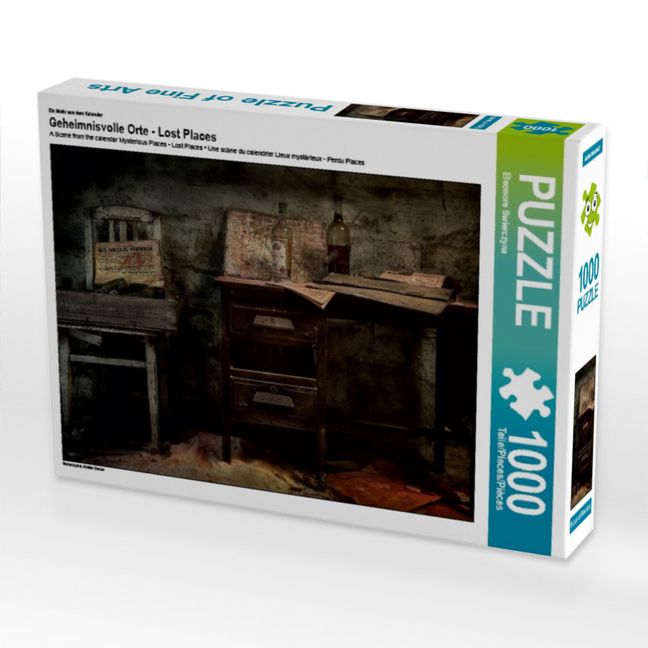 Produktbild: CALVENDO Puzzle Ein Motiv aus dem Kalender Geheimnisvolle Orte - Lost Places | 1000 Teile Lege-Gr&ouml;&szlig;e 64x48cm Foto-Puzzle f&uuml;r gl&uuml;ckliche Stunden
