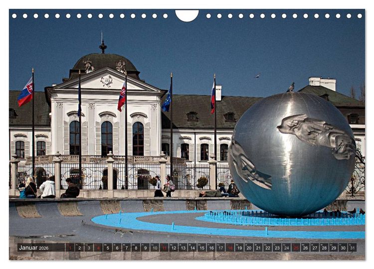 Produktbild: Donaumetropole Bratislava (Wandkalender 2026 DIN A4 quer), CALVENDO Monatskalender
