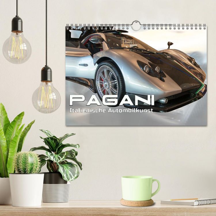 Produktbild: Pagani italienische Automobilkunst (Wandkalender 2026 DIN A4 quer), CALVENDO Monatskalender