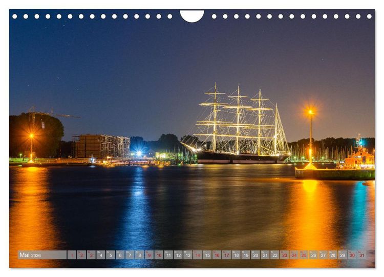 Produktbild: Ein Blick auf L&uuml;beck-Travem&uuml;nde (Wandkalender 2026 DIN A4 quer), CALVENDO Monatskalender