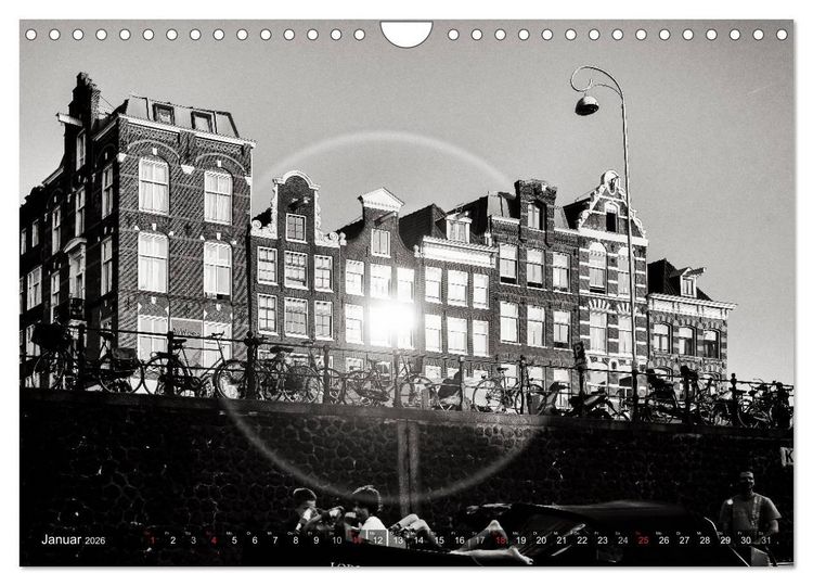 Produktbild: Ein Blick auf Amsterdam (Wandkalender 2026 DIN A4 quer), CALVENDO Monatskalender
