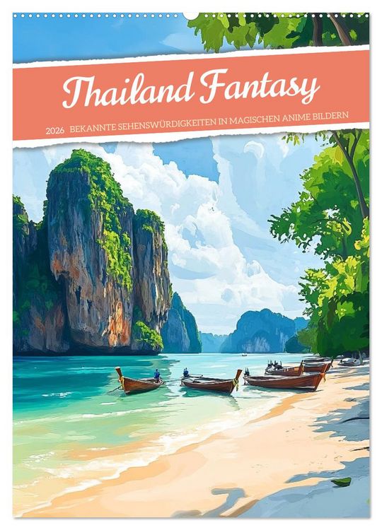 Produktbild: Thailand Fantasie (Wandkalender 2026 DIN A2 hoch), CALVENDO Monatskalender