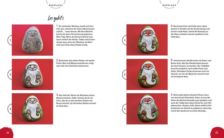 Produktbild: Weihnachts- und Wichtelsteine malen