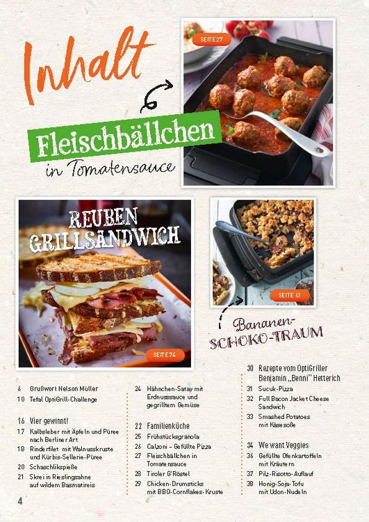 Produktbild: Tefal OptiGrill Magazin: So leicht geht lecker