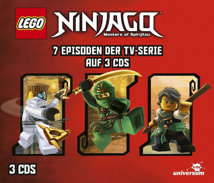 Produktbild: LEGO Ninjago H&ouml;rspielbox.Box.5,3 Audio-CD