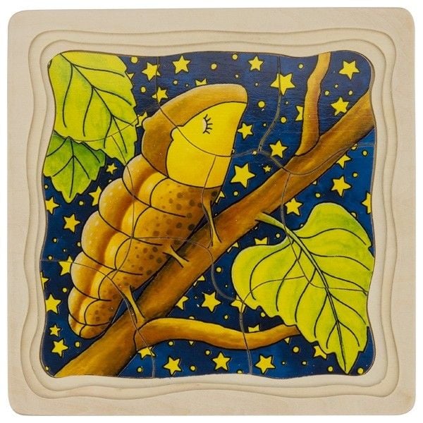 Produktbild: Schichtenpuzzle Die Raupe