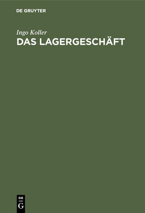 Produktbild: Das Lagergesch&auml;ft