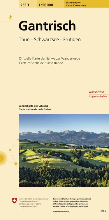Produktbild: 253T Gantrisch Wanderkarte