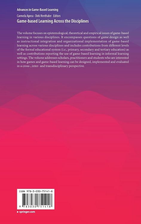 Produktbild: Game-based Learning Across the Disciplines