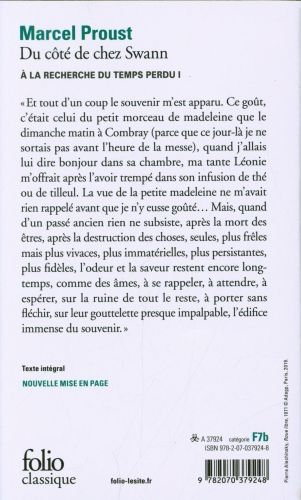Produktbild: A la recherche du temps perdu 1. Du Cote de chez Swann