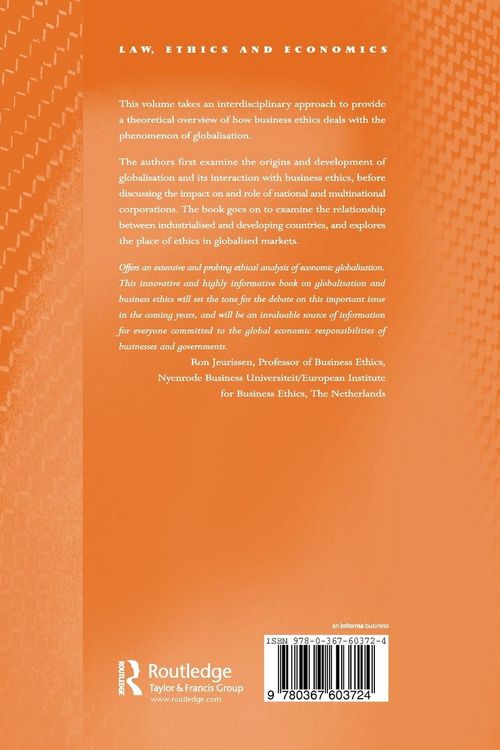Produktbild: Globalisation and Business Ethics