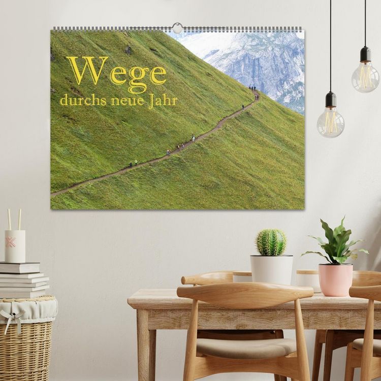 Produktbild: Wege durchs neue Jahr (Wandkalender 2026 DIN A2 quer), CALVENDO Monatskalender