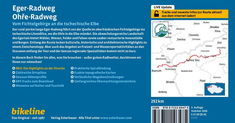Produktbild: Eger-Radweg &bull; Ohře-Radweg