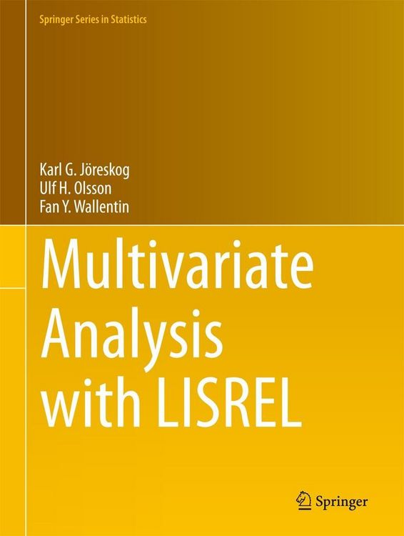 Produktbild: Multivariate Analysis with LISREL