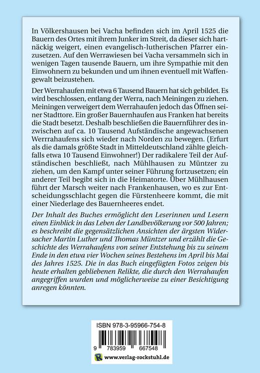 Produktbild: Geschichte des Werrahaufens im deutschen Bauernkrieg 1525