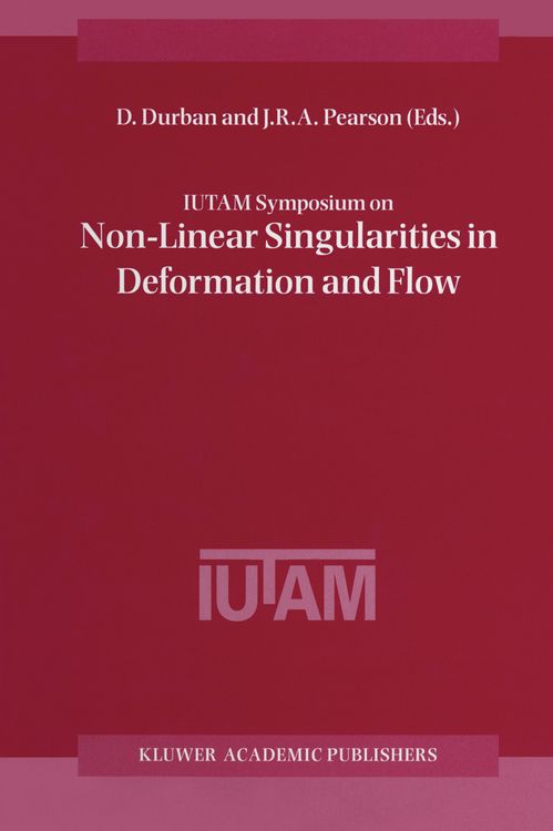 Produktbild: IUTAM Symposium on Non-Linear Singularities in Deformation and Flow