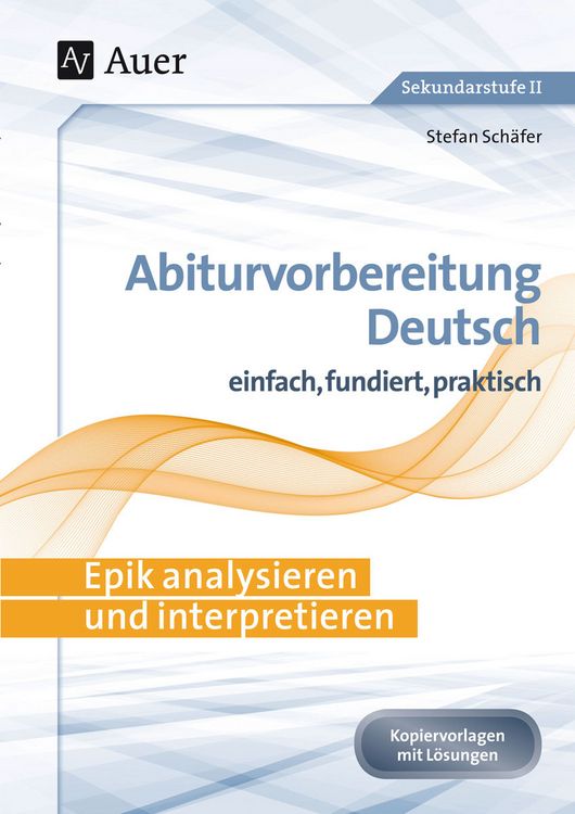 Produktbild: Epik analysieren und interpretieren