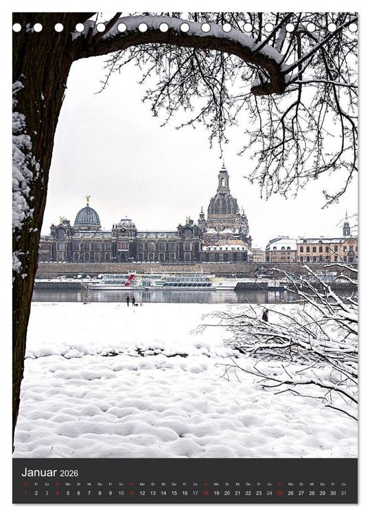 Produktbild: Mein Dresden (Tischkalender 2026 DIN A5 hoch), CALVENDO Monatskalender