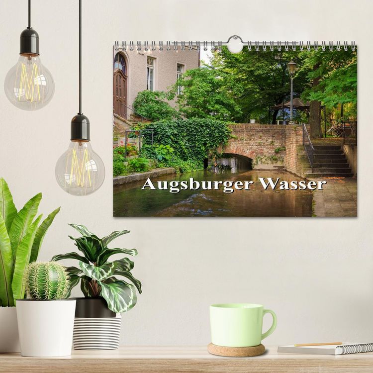 Produktbild: Augsburger Wasser (Wandkalender 2026 DIN A4 quer), CALVENDO Monatskalender