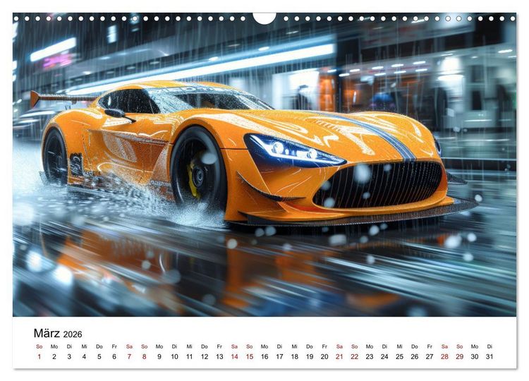 Produktbild: Schnelle Sportwagen (Wandkalender 2026 DIN A3 quer), CALVENDO Monatskalender