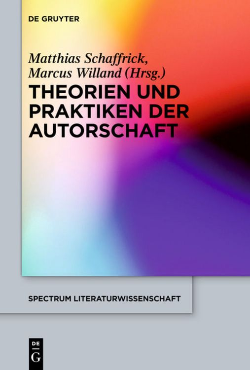 Produktbild: Theorien und Praktiken der Autorschaft