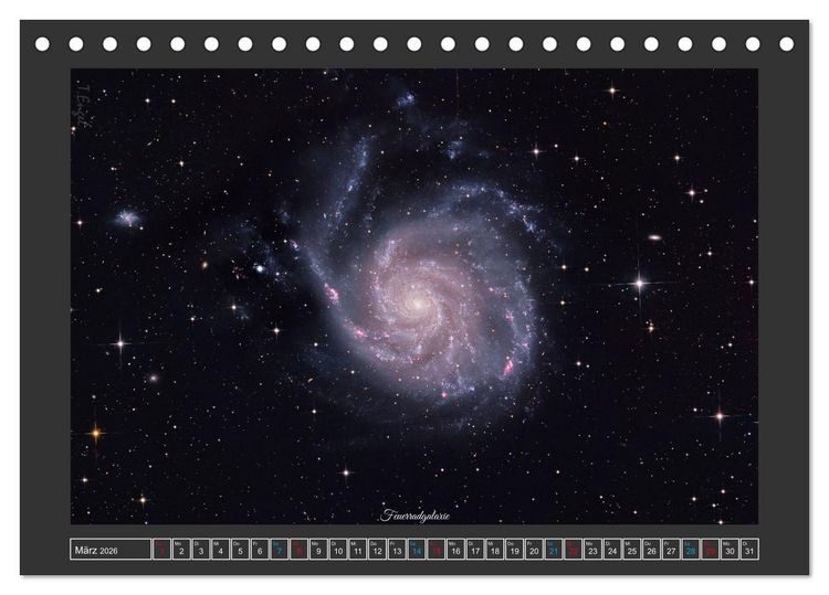 Produktbild: Faszination Universum (Tischkalender 2026 DIN A5 quer), CALVENDO Monatskalender